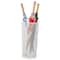 Mind Reader White Metal Mesh Umbrella Holder Basket